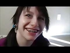 Ponytail Plus Braces POV Handjob